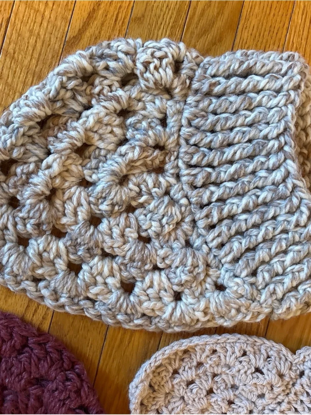 Crochet Cowls - set of 3